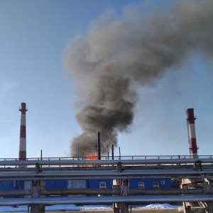 Fire at an oil refinery in Ryazan eliminated